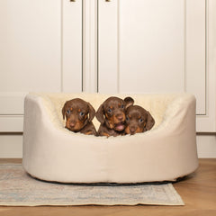 Luxury Grow With Me Dog Bed | Puppy's First Bed | Non-Slip Base | Suitable For All Pups