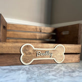 Dog Toy Box, Personalized Wooden Storage Basket