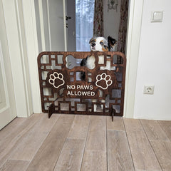Freestanding Wooden Dog Gate for Stairs – 1 Meter Wide Pet Barrier, Self Standing Stair Stopper for Dogs, Custom Size Dog Stair Blocker