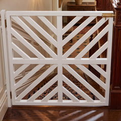 Custom Dog Door and Baby Gate for Hallways and Stairs